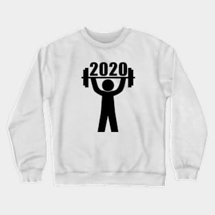 Lifting 2020 Funny Quarantine Workout Crewneck Sweatshirt